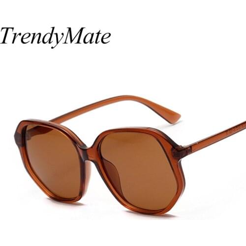 Round Sunglasses Women Vintage Big Frame Men Pink Sun Glasses Retro Reflective Circle Glasses UV400 5300 M