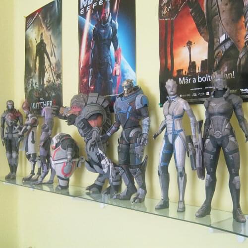 Mass Effect 3 Tali 'Zorah Nar Rayya Paper - A 3 D Model of Diy