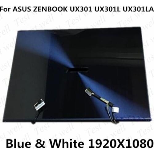 Original 13.3" for ASUS ZENBOOK UX301 UX301L UX301 LCD Screen Display Back Cover Hinges Touch screen Digitizer Full Assembly
