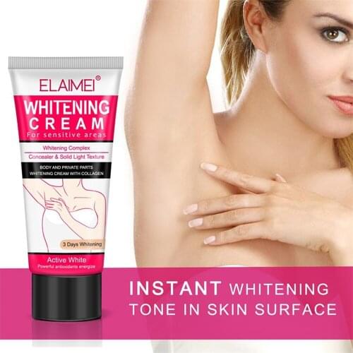 Underarm Whitening Cream Armpit Repair Cream Legs Knees Elbow Private Parts Body Whitening Cream Remove Melanin
