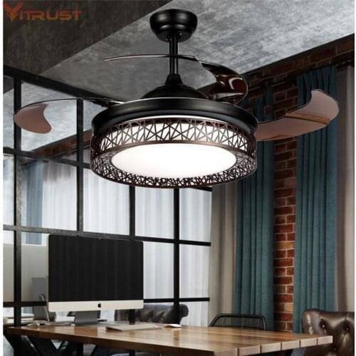 Modern Ceiling Fan Lights Lamps Remote Control ventilador de techo ventilateur plafond sans lumiere Fan Lighting Dining room Bed