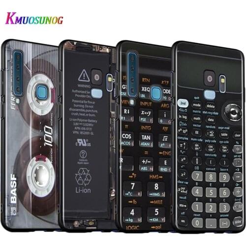Classical Calculator Video Tape Silicone Cover For Samsung Galaxy A9 A8 A7 A6 A6S A8S Plus A5 A3 Star 2018 2017 2016 Phone Case