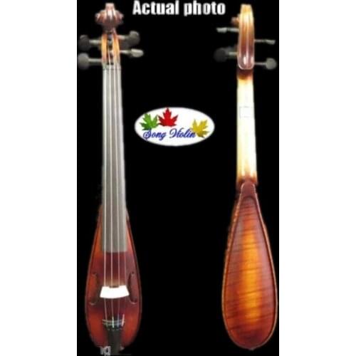 Baroque style fancy Pochette SONG brand violin 7 3/4",good sound #10789