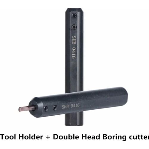 Small Hole Boring Cutterr Handle 2mm-7mm Path Inner Hole Boring Cutter and Tool Holder 16mm-20mm with Double Head Boring Tool