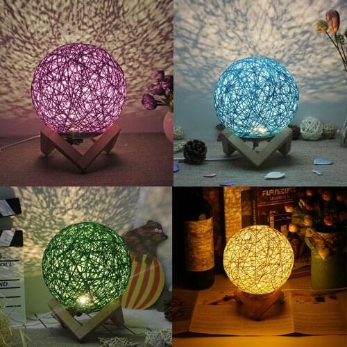 LED Night Light Moon Lamp Rechargeable Light Touch Childrens Lights Night Lamp For Home Bedroom Bedside Decoration Table Lamps
