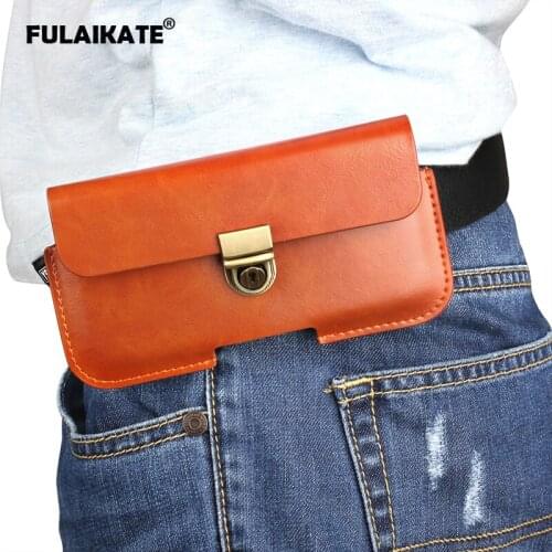 FULAIKATE 5.5" Striae Universal Waist Holster for Samsung Galaxy S6 Edge Plus Note5 A8 case portable bag for iPhone6 Plus Pocket