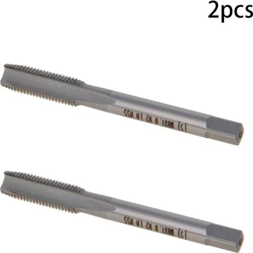 Utoolmart 1pc/2pcs Left Tooth Machine Anti-tooth Taps M3/M4/M5/M6/M6x0.75/M8/M8x1 High Speed Steel H2 Uncoated Counter Tooth Tap