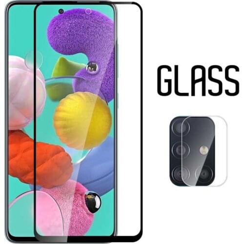 Tempered Glass On For Samsung Galaxy A51 2019 A 51 51A Protective Screenprotector Samsun Glaxay Gaxaly A-51 Tremp Armored Flim