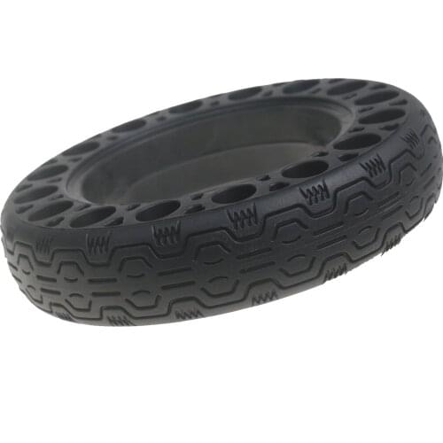 10 Inch Rubber Solid Tires Honeycomb Antiskid Shock Absorber Damping Tyre for Ninebot Max G30 Electric Scooter Skateboard Tire