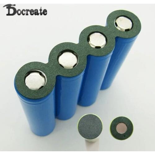 1000pcs 18650 Battery Insulation Gasket Barley Paper Li-ion Pack Cell Insulating Glue Patch Electrode Insulated Pads
