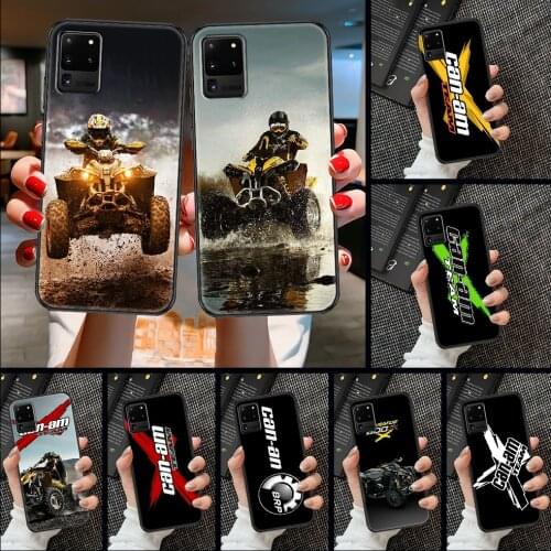 Can Am Can-am Team Phone case For Samsung Galaxy Note 4 8 9 10 20 S8 S9 S10 S10E S20 Plus UITRA Ultra black art back tpu bumper