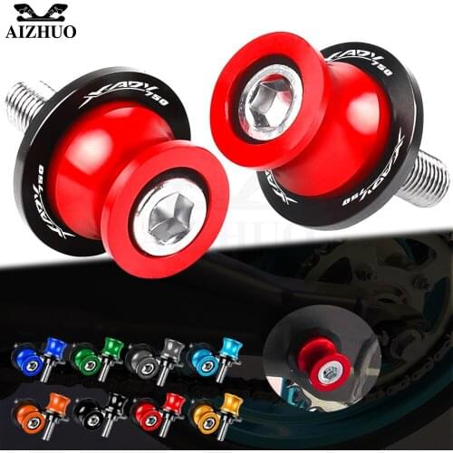 CNC Aluminum FOR HONDA XADV750 XADV 750 2017-2018 Motorcycle 8MM Stand Screw Swingarm Slider Spool XADV750 LOGO Accessories Xadv