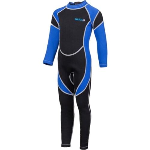Children One-piece 2.5MM Neoprene Kids Diving Suit Wetsuit for boys girls Keep Warm Long Sleeves UV protection Swimwear