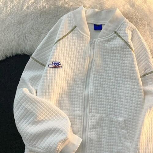 Korean Chic Streetwear Women Jackets Vintage Harajuku Ulzzang Oversize Jacket Japanese Preppy Style Zipe Up Female Coats