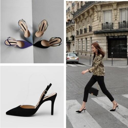 MHYONS Women's Shoes With A Glass Heel