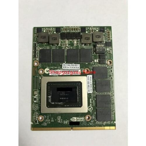 N12E-Q1-A1 Q3000 Q3000M Quadro 3000m 2GB Video Graphics Card For DELL M6600 M6700 For HP 8760W 8770W 8740W