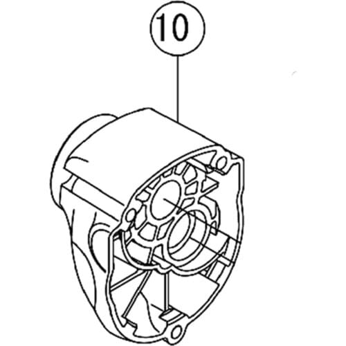 Genuine GEAR COVER (A) for Hitachi 319345 D13VG D13VF D10VG Reversible Drill Parts Electric Drill