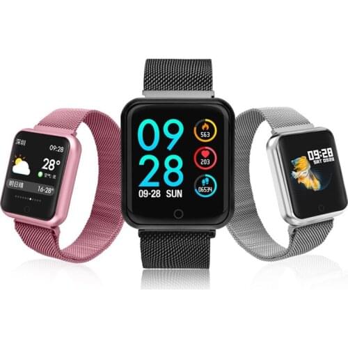 Newest 1.3'' Color Screen Sport Smart Watch Swimming Blood Pressure Heart Rate Monitor women Smartwatch smaller than iWO 5 6