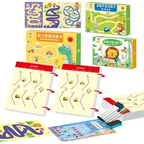 Pen Control Training Kids Toy Montessori Funny Handwriting Practice Learning Concentration Training Boxed Educational Toy Gift