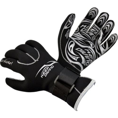 3MM Neoprene Scuba Dive Gloves Snorkeling Equipment Anti Scratch Keep Warm Wetsuit Material Winter Swim Spearfishing Outdoor
