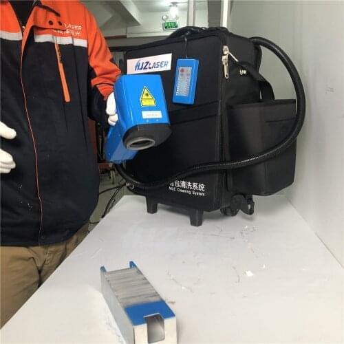 2021 Mini Portable JPT MAX Laser Cleaning Machine Price 100W 50W Rust Oil Coating Remove Equipment