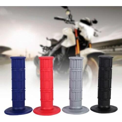 Handle Grip 7/8" Silicone Soft Handle Bar Hand Grips for Pit Dirt Bike Motorcycle Black Handle Bar Hand Grips Handlebar