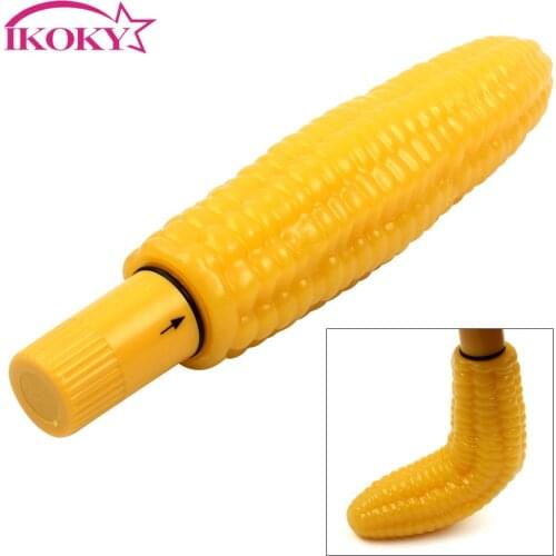 IKOKY Silicone Strong Vibration Corn Vibrator G-spot Stimulation Massager Real Dildo Feeling Adult Product Erotic Sex Toys