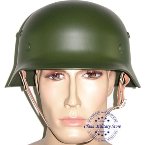 World War 2 Collection M35 Helmet Military Steel Helmet Tactical Helmet-Army Green