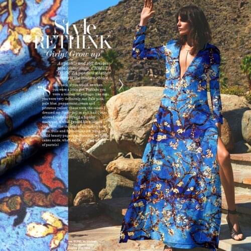 118cm printed silk stretch satin fabric meter 19 mm soft satin silk fabric for dress spandex fabric satin wholesale silk cloth