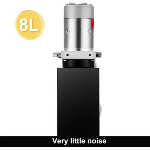 12V 8 L Car Lift Hydraulic plastic Pump Power Supply Unit Single Acting for Dump Traile