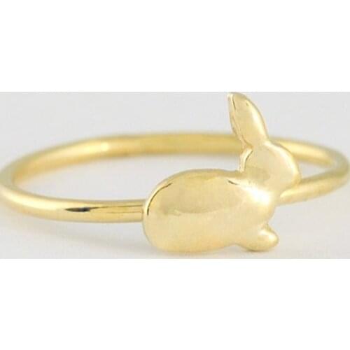 30pcs/Lot wholesale Moon rabbit Ring hand copper rings Welding ring For Women