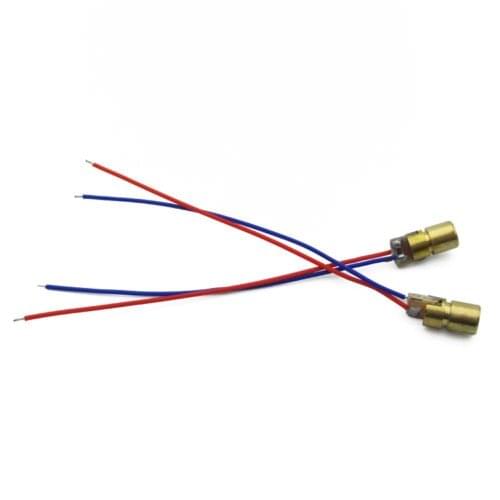5 Pcs mini 650nm 5mW 5V Laser Dot Diode Module Head