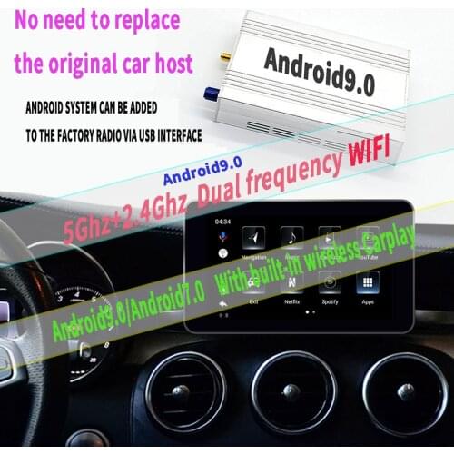 Carplay Ai Box Android9.0 Car Multimedia Player New Version 4+64G Wireless Mirror link For Apple Carplay Android Auto Tv Box