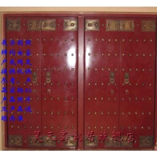 [Haotian vegetarian] copper door trim / antique furniture copper fittings / Chinese decoration accessories HTJ-005