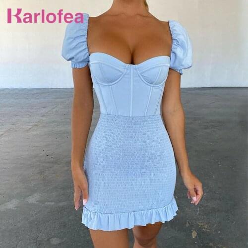 Karlofea Short Sleeve Dresses
