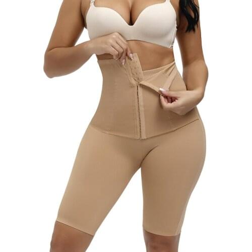 YAGIMI Tummy Control Butt Lifter Shapewear Womens Firm High Waist Trainer Body Shaper Shorts Thigh Slim Girdle Panties with Hook