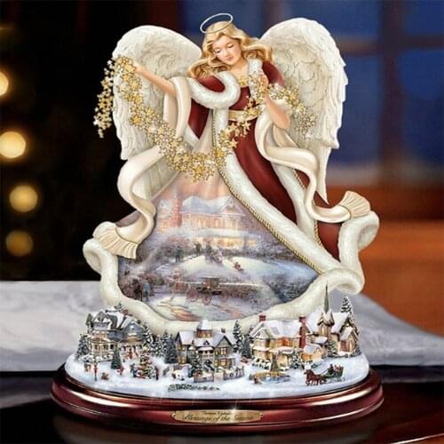 Hot 5D DIY Diamond Mosaic Embroidery Christmas Princess Cross Stitch Home Decorative Painting New Year Decorative Wall Stickers