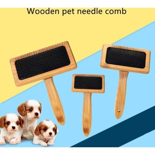 2021Pet Comb Teddy Brush And Rake Comb Teddy Grooming Dog Comb Stainless Steel Fading Needle Comb Dog Comb