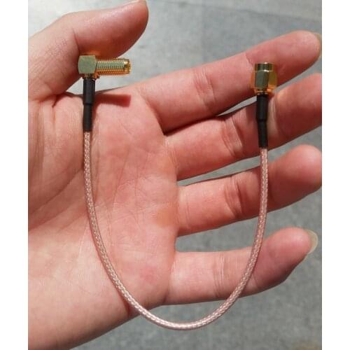 Sma male to right angle SMA Female cable sma male to sma Female 20cm RG316 cable