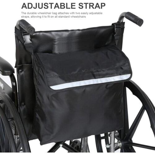 Wheelchair Storage Bag Electric Wheel Chair Storage Tote Travel Messenger Bag for Elderly Carrying Things on Wheelchair