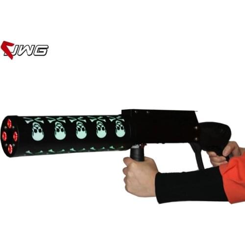 Free Shipping Led Co2 Gun Led Stage Light CO2 Machine Jet Stage Effect Handhold Co2 Gun DJ Equipment Co2 DJ Gun Led Ghost Gun