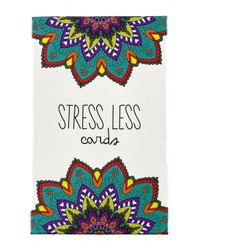 Stress Less Tarot Deck Fortune Telling Divination Oracle Cards Family Party Leisure Entertainment Table Game With PDF Guidebook
