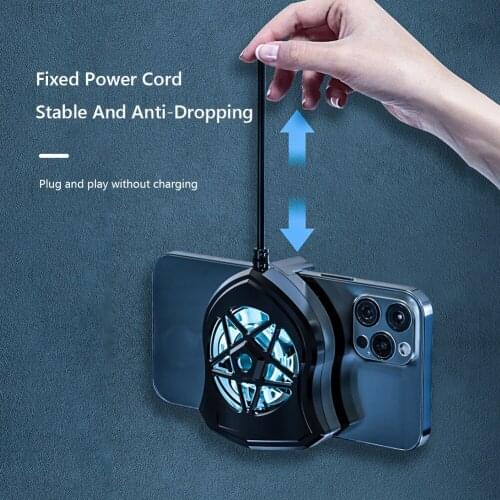 N2 Universal Mobile Phone Cooling Fan USB Gaming Cooler System Holder Stand Radiator Cool Heat Sink for Iphone Xiaomi Huawei