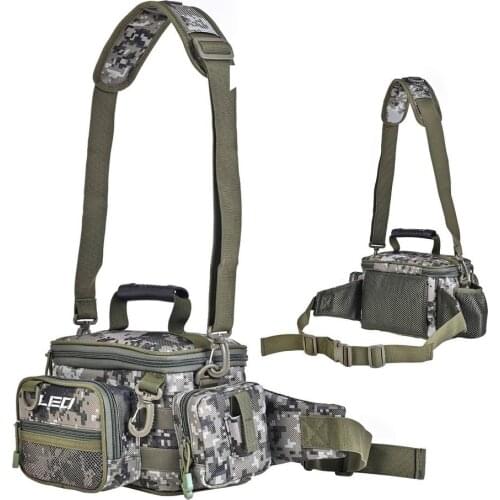 Waterproof Fishing Bag Large Capacity Portable Lure Pack Outdoor Multi-purpose Shoulder Tackle Fishing Bag