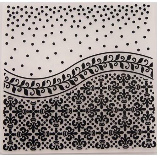 YINISE Plastic Embossing Folder For Scrapbook Stencils BACKGROUND DIY PAPER Album Cards Making CRAFT SUPPLIES Scrapbooking MOLDS