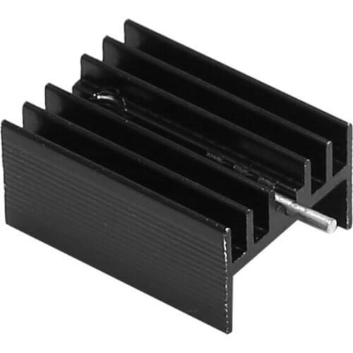 100 Pcs 15X10X20mm Aluminium TO-220 Heatsink with 1Pin TO 220 Heat Sink Transistor Radiator TO220 Cooler Cooling