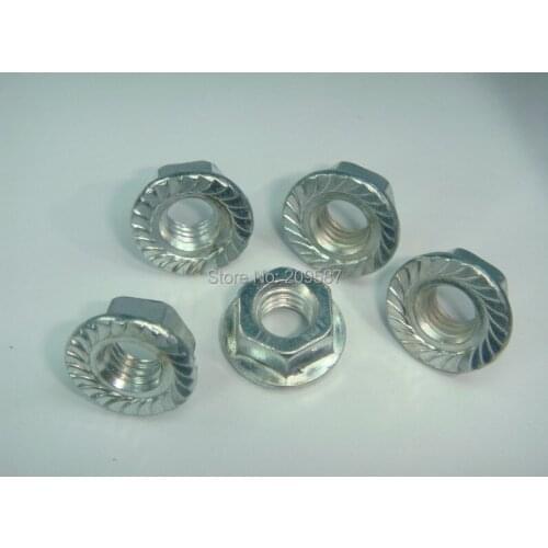 20pcs Metric M8 304 Stainless Steel Hex Head Flange Nuts