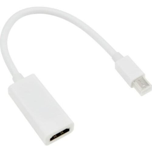 200pcs/lot For MacBook Pro Air Mini DP to HDMI-compatible Cable Male To Female Mini Display Port Adapter
