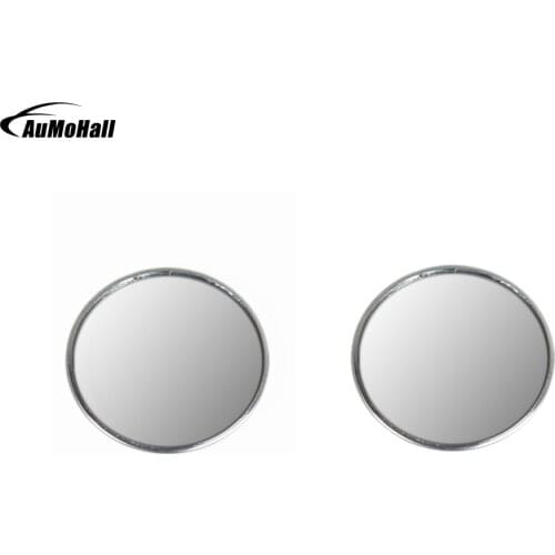 2 X 3 inch Blind Spot Rear View Mirrors Rearview Wide Angle Round Convex Mirror for Car Truck