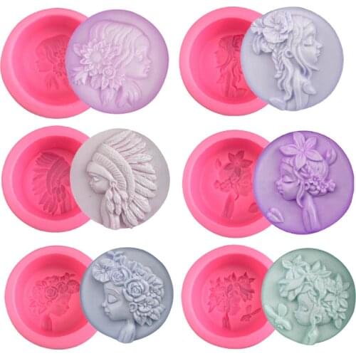 3D Silicone Soap Mold DIY Handmade Craft Soap Form For Soap Making Tool Cake Chocolate Decoration Mold Cake Baking Tool